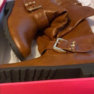 Knee high riding boots